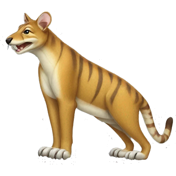 tasmanian tiger emoji