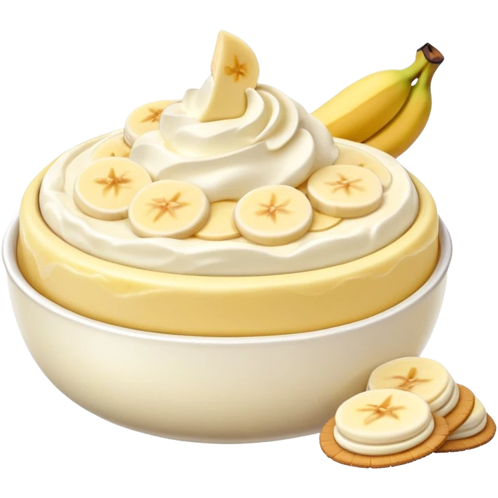 banana pudding in a bowl emoji