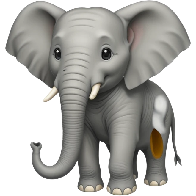 happy elephant emoji