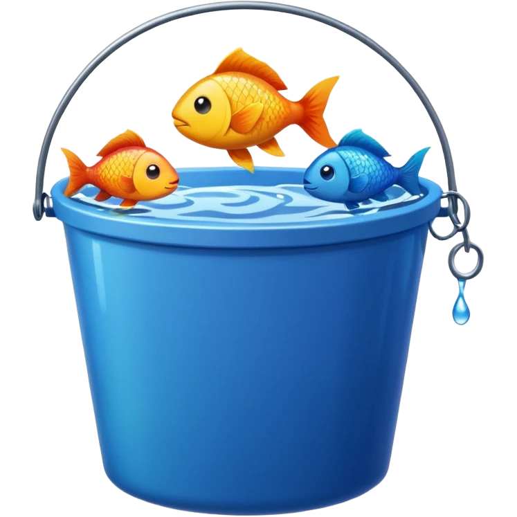 fishes in bucket emoji
