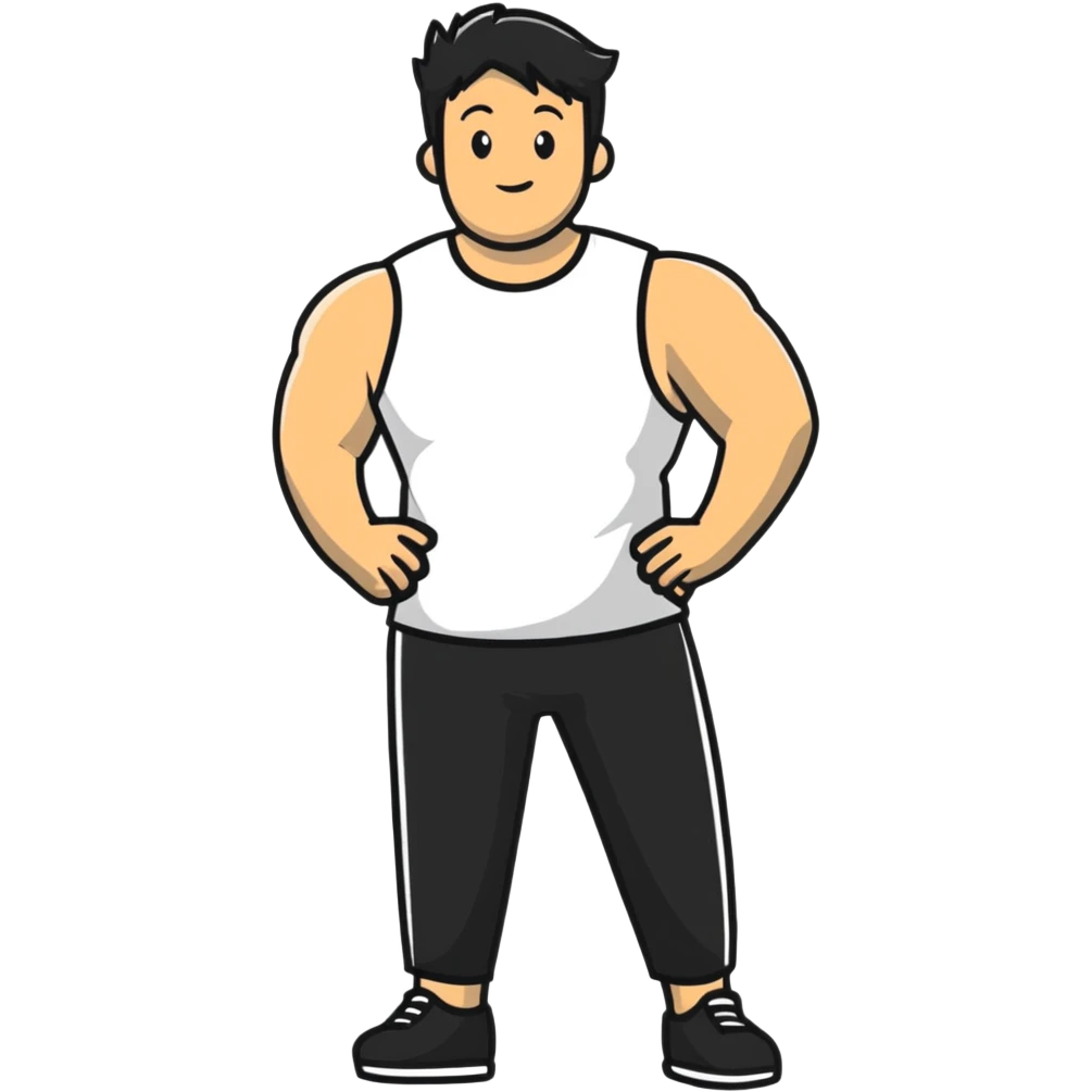 white sleeveless T-shirt emoji