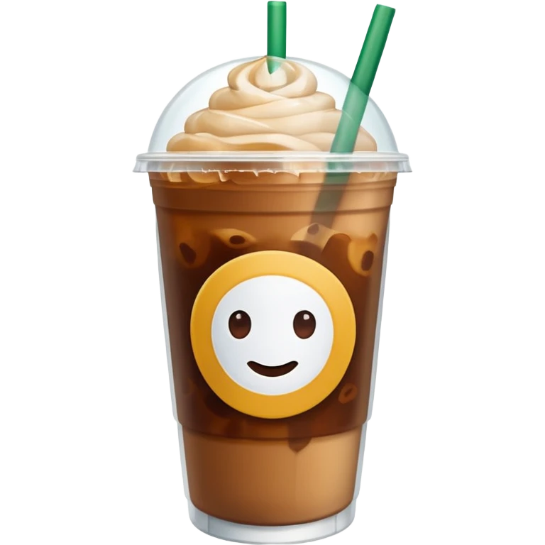 Starbucks iced coffee emoji