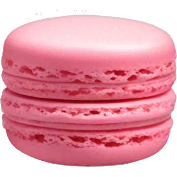 pink macaron emoji