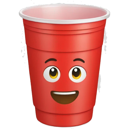 red plastic cup emoji