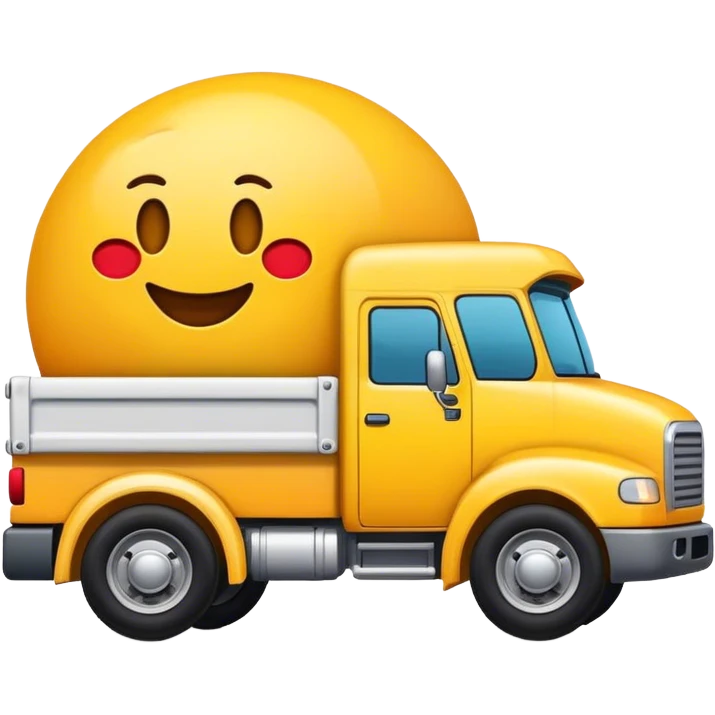 truck run over emoji￼ emoji