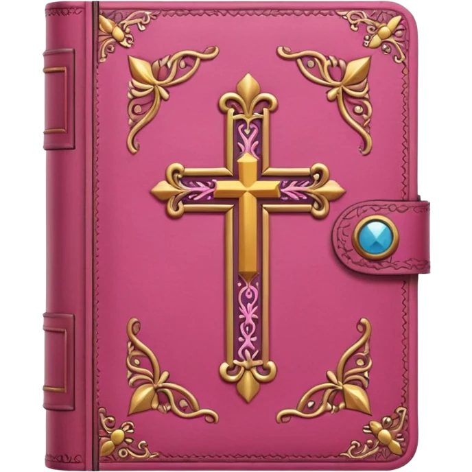 Pink Bible emoji