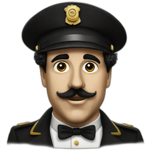 Charlie Chaplin dans the dictator emoji