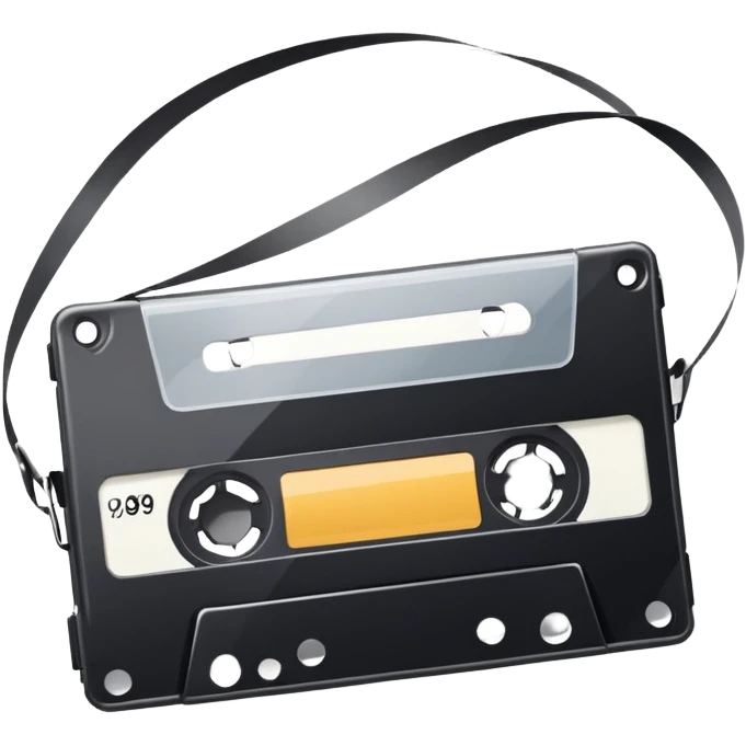 Realistic 1990’s video tape emoji
