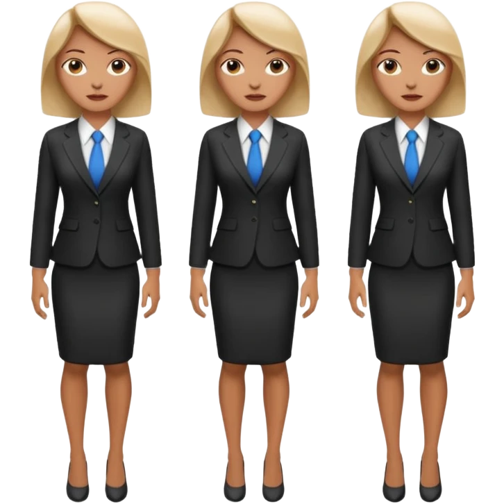 LAdy Boss, different pose, full body emoji