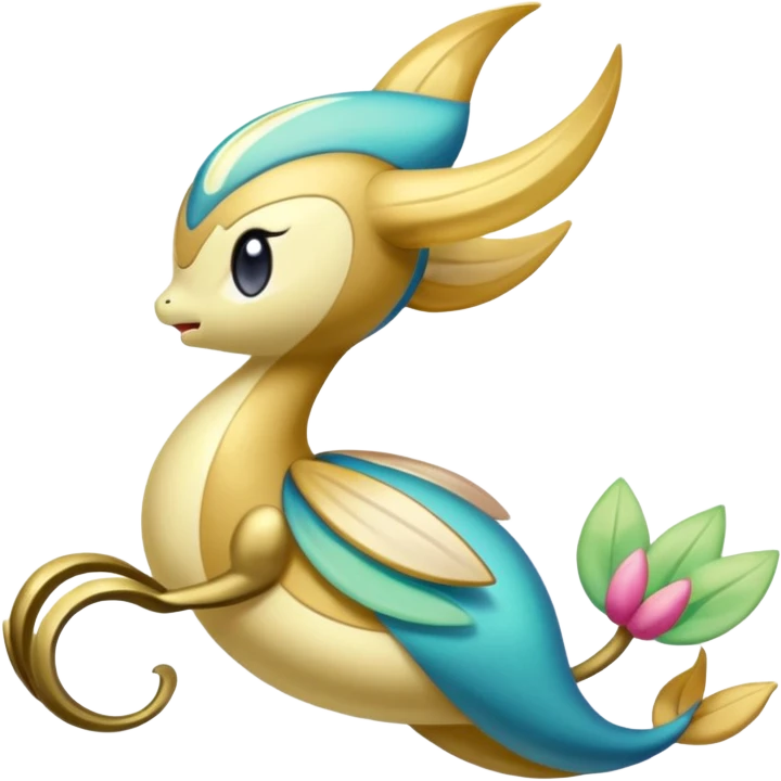 Colorful Exotic Meloetta-Cresselia-Kirby-Fakémon-creature-hybrid emoji