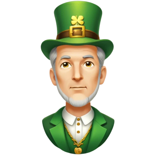 Celebratory Leprechaun emoji