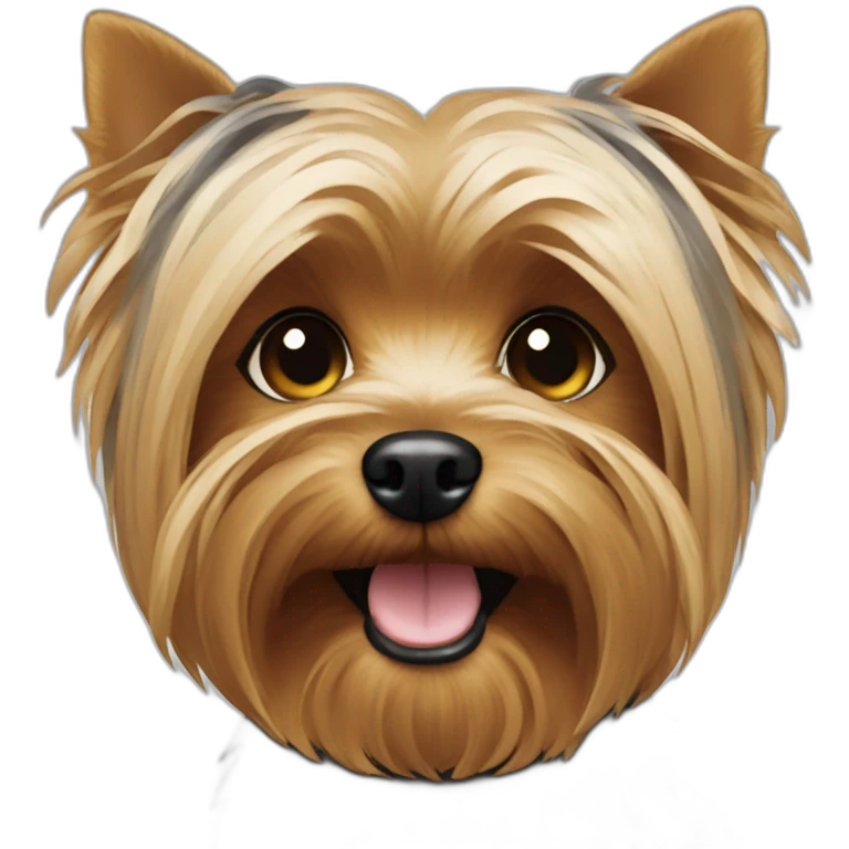 Perro yorkshire terrier emoji