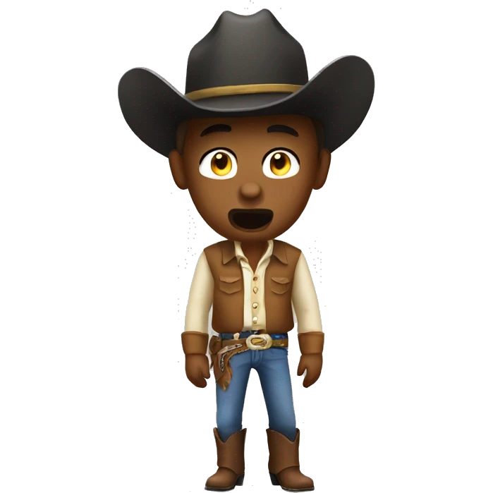 Cowboy farting  emoji