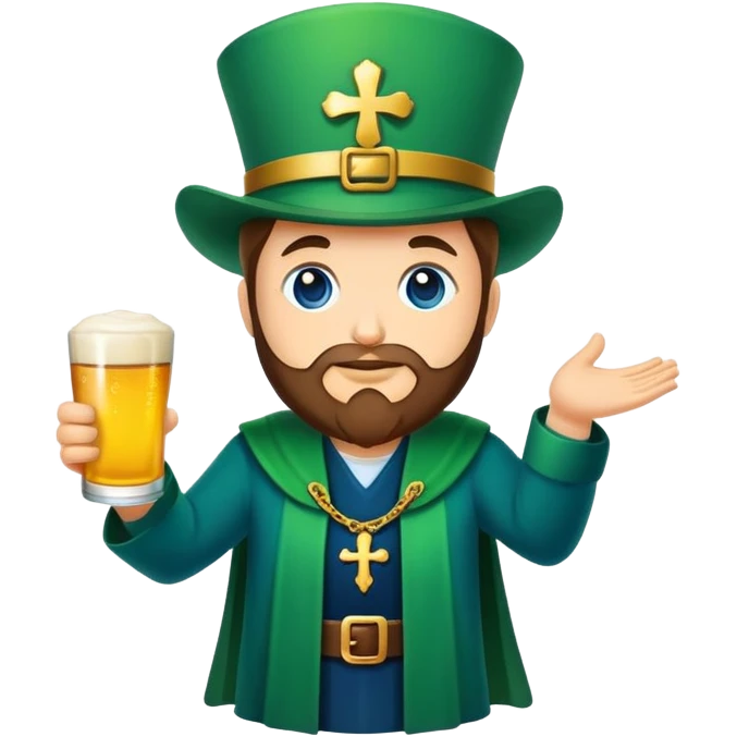 San patricio azul emoji