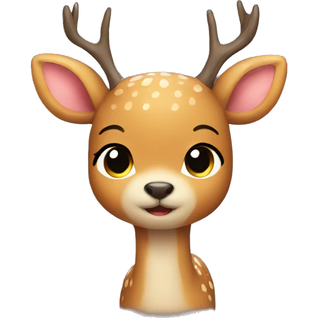 Cute rain deer emoji