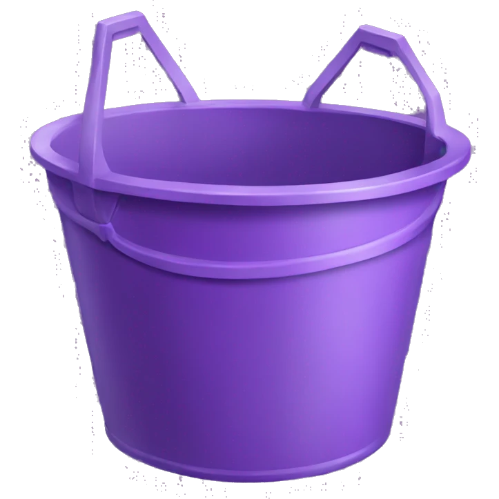 Purple Bucket emoji