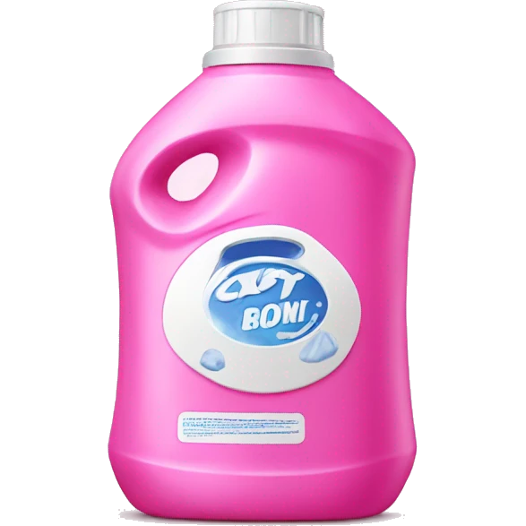 Pink laundry detergent emoji