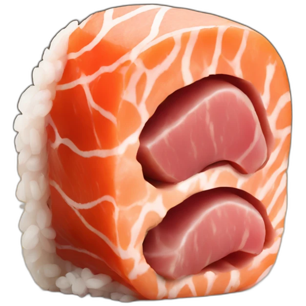 meat on sushi emoji