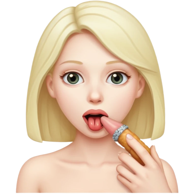 woman sucking penis emoji