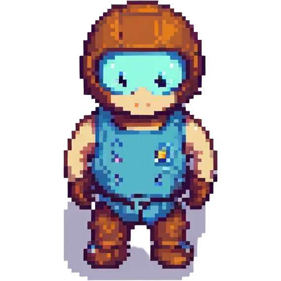 Hank J. Wimbleton, pixel art style emoji