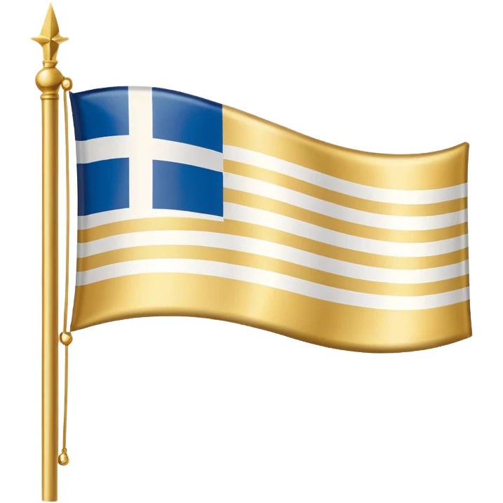 simple flag emoji following the theme of "chronos" and gods of olympus emoji