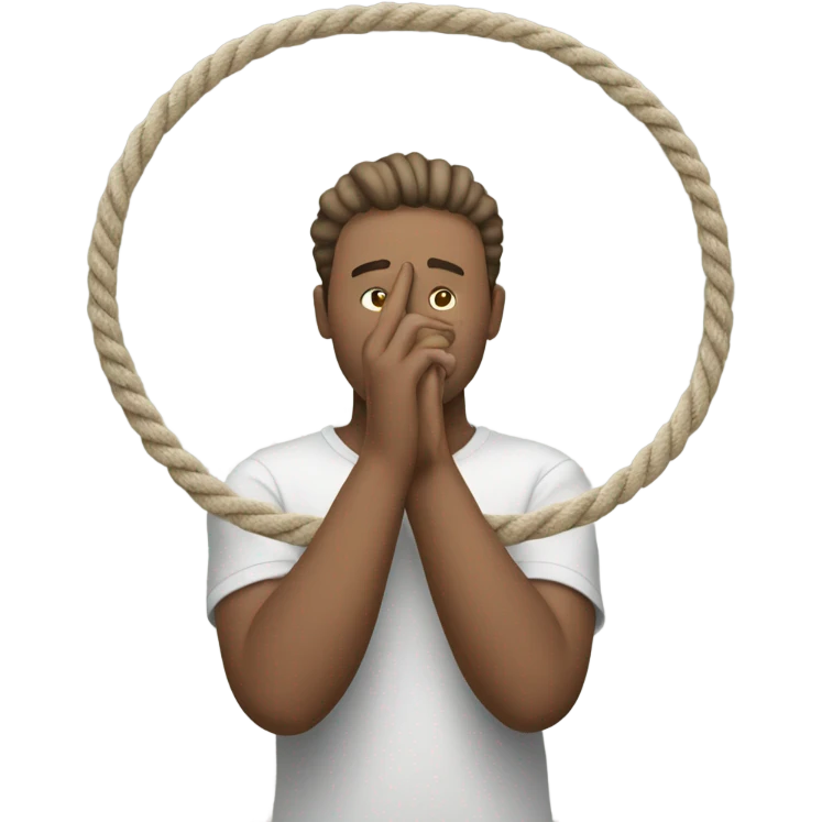 Person holding circular rope emoji