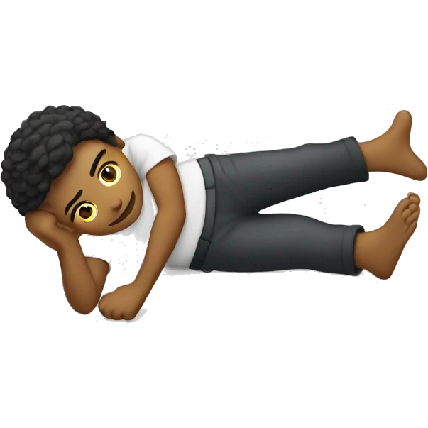 laying on ground emoji