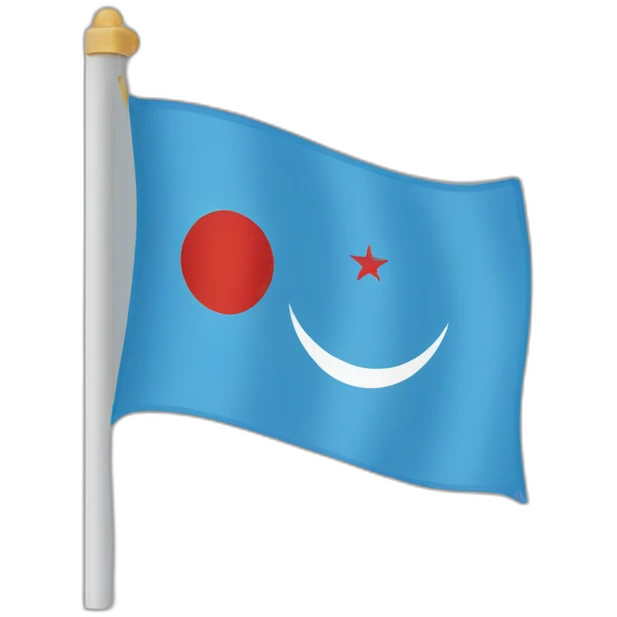Uyghur flag emoji