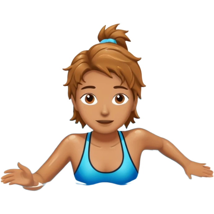 person swimming in a pool emoji
