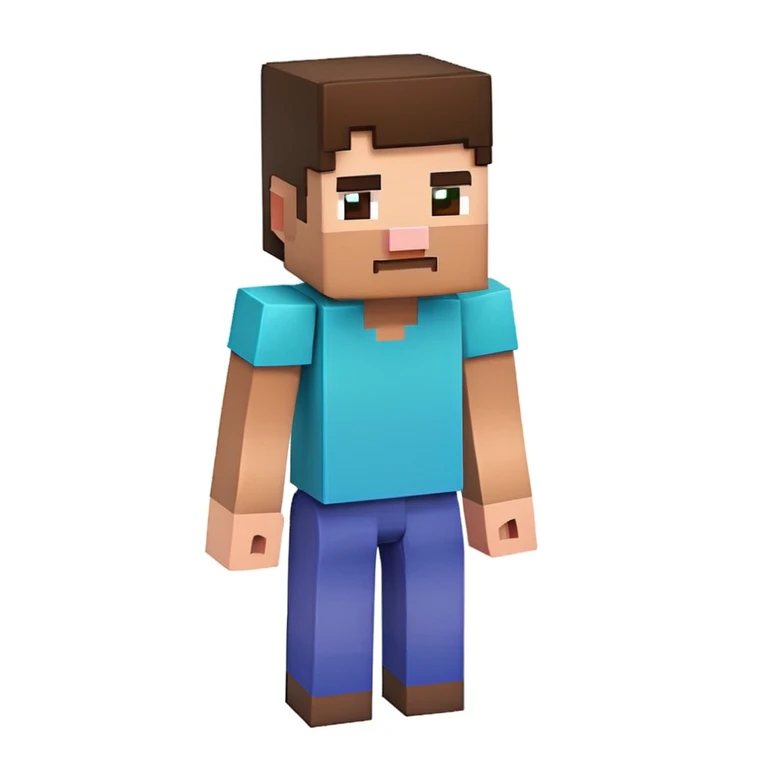 minecraft character, blocky, simple, vibrant colors emoji