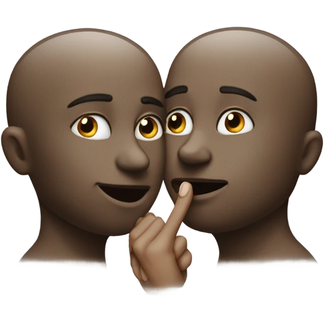 🫂🤫 emoji