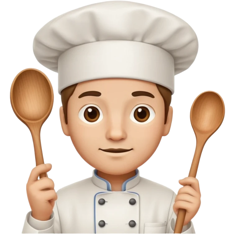 chef with cooking hat and spoon emoji