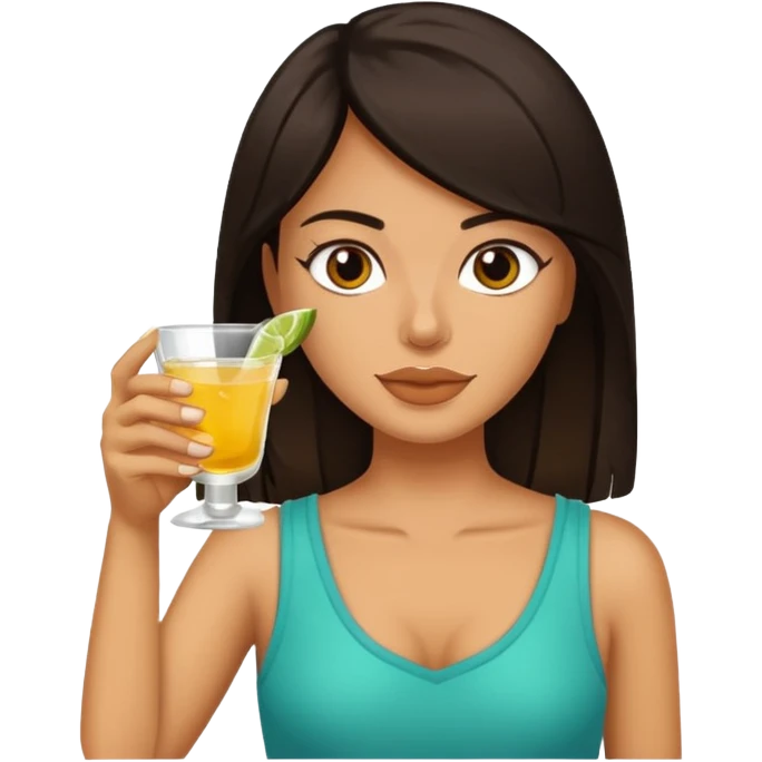 Drinking a shot of tequila  emoji