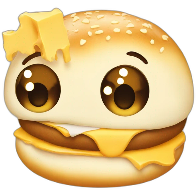Bun with cheese emoji