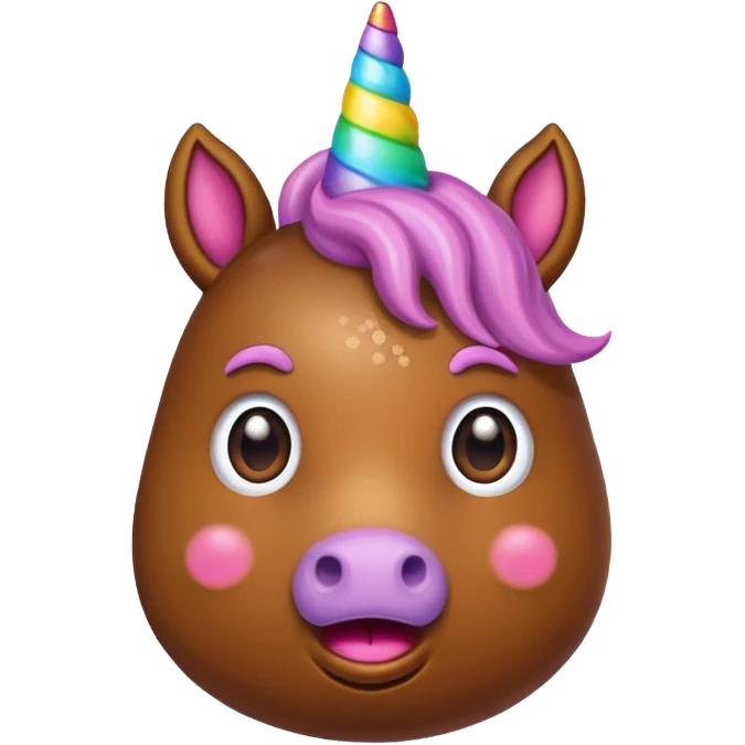 Poop unicorn  emoji