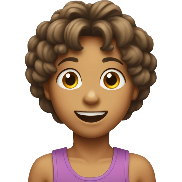 child doing jumping jacks  emoji