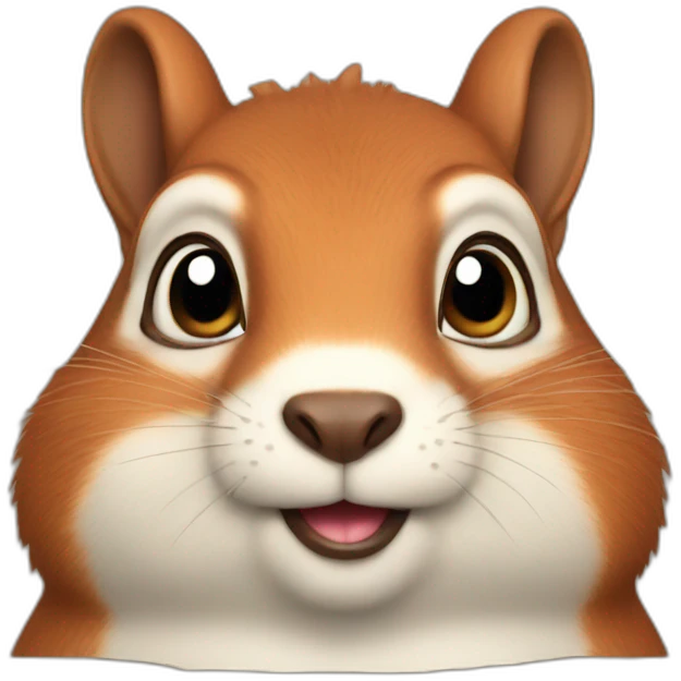 Fat squirrel emoji