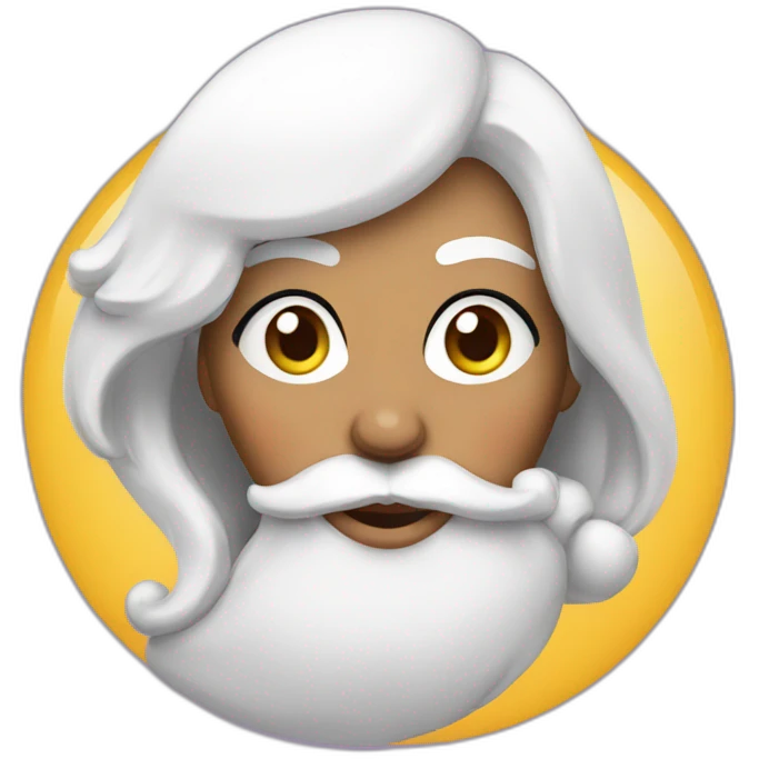 Mrs. Claus With Beard emoji