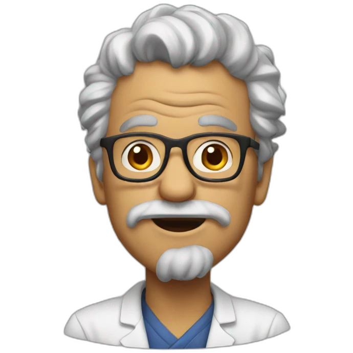 Mad professor emoji