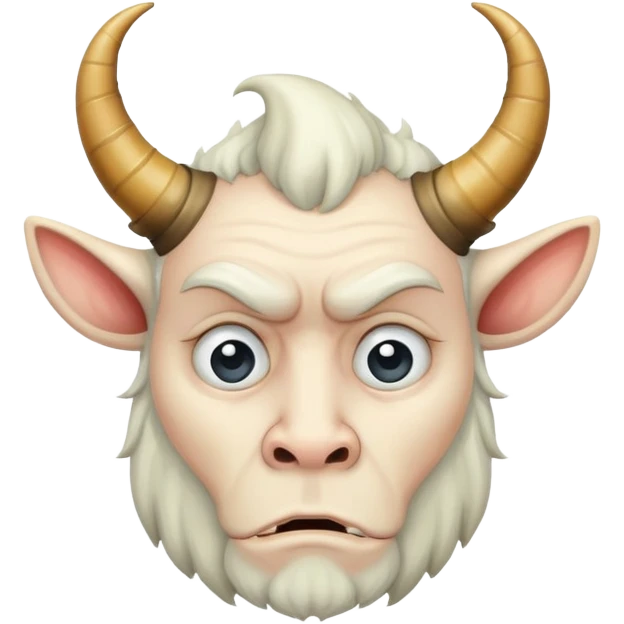 Sad giant with horn  emoji