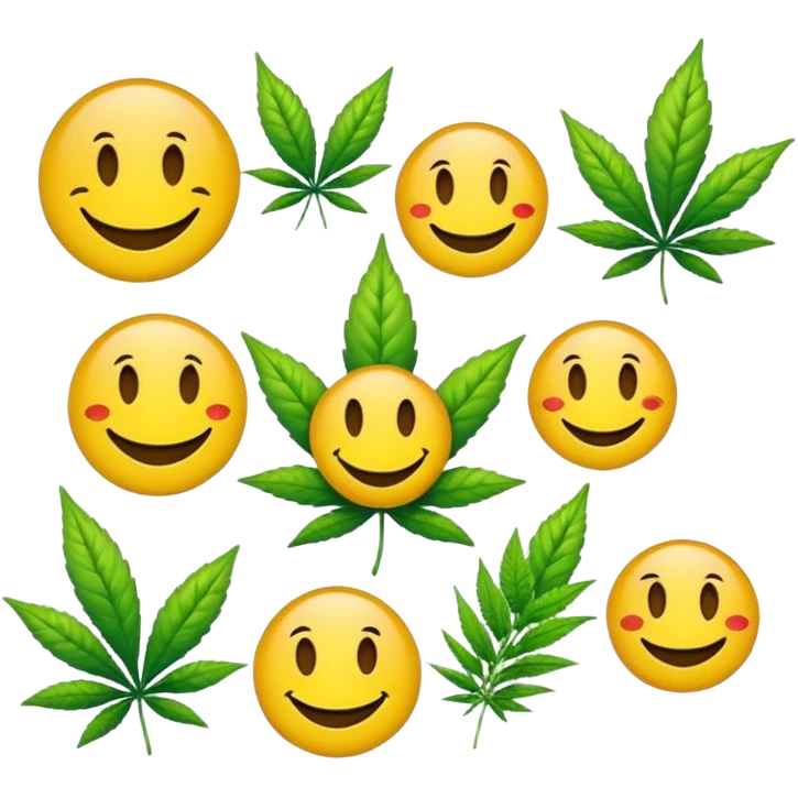 Stoner stickers  emoji