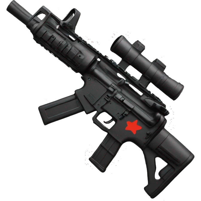 Red Ar 15 emoji