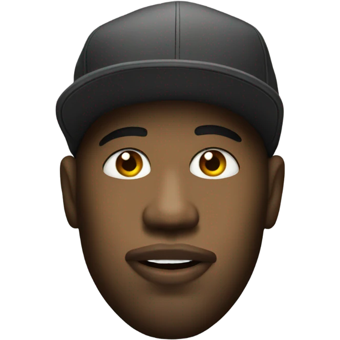 Gangster rapper emoji