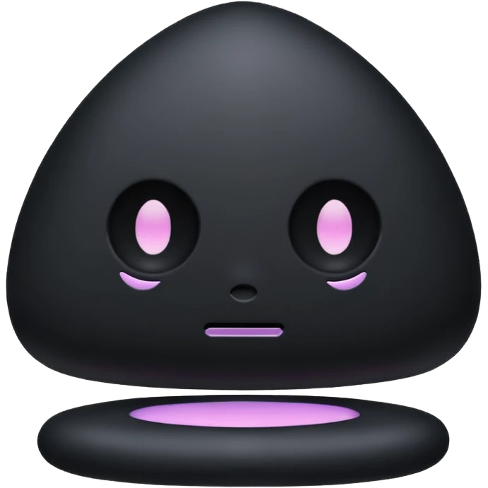 pastel goth black object emoji