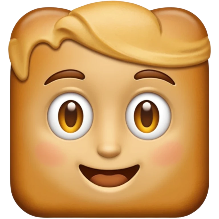 Create an emoji-style illustration of a tequeño, a traditional Venezuelan snack. It should look like a small, golden-brown, fried cheese stick with a smooth, slightly crispy exterior. Match modern emoji aesthetics emoji
