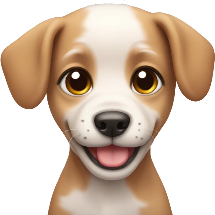 Cute puppy emoji