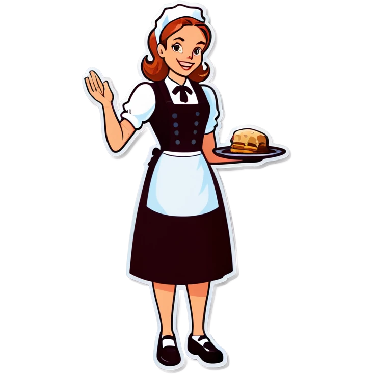 Graveyard waitress emoji