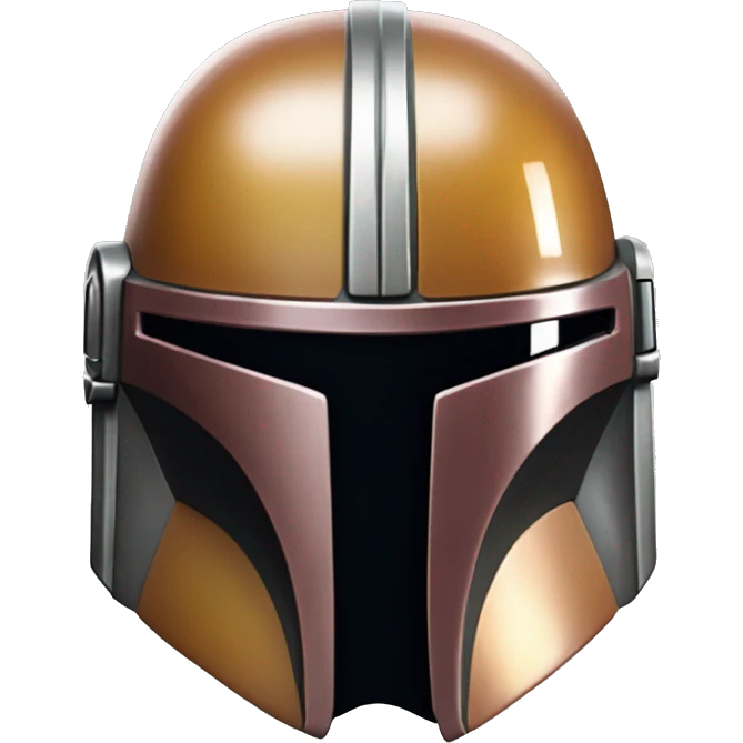 mandalorian shinny helmet emoji