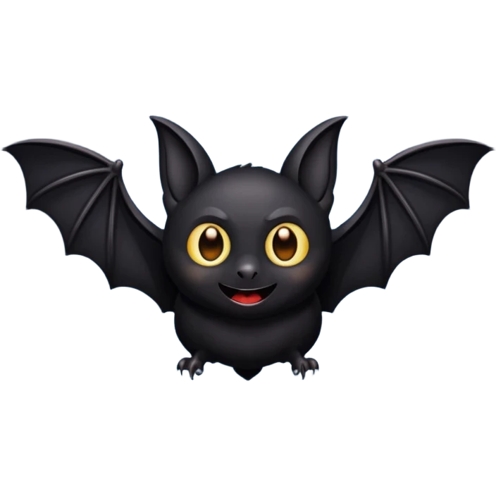 bat flying emoji