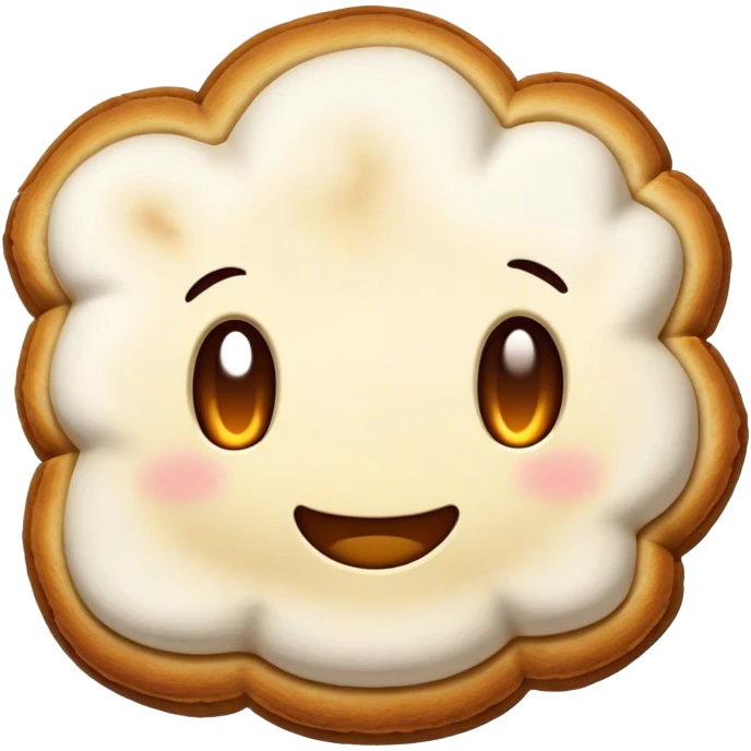 Toasted marshmallow emoji